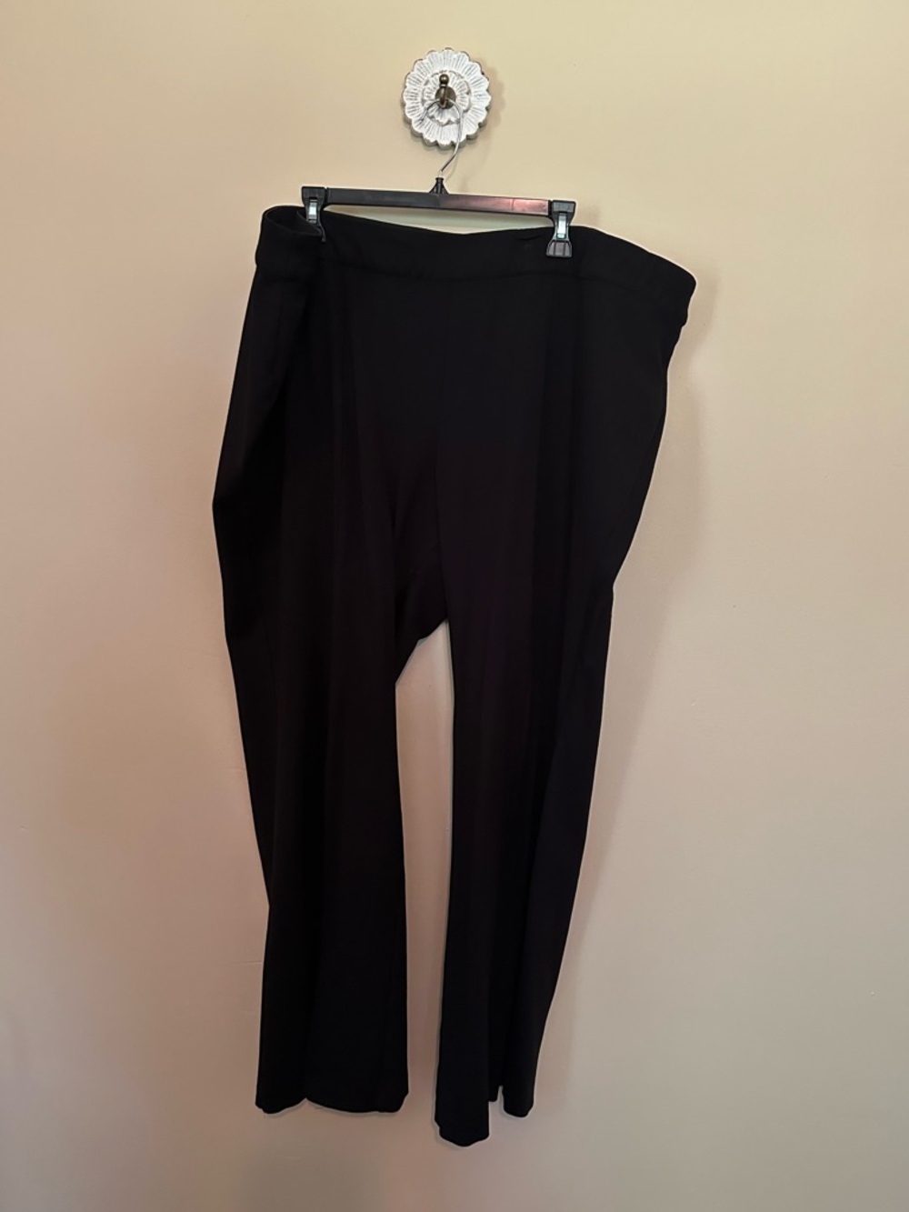 Lane Bryant Black High-Waist Knit Pants